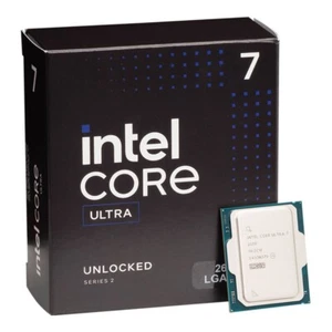 Intel Core Ultra 7 Desktop Processor 265K 20 cores 8 P-Cores 12 E-Cores ⚡ Sealed - Picture 1 of 3
