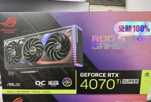 ASUS ROG STRIX GeForce RTX 4070 Ti SUPER O16G-GAMING GPU Graphics Card - Picture 1 of 5