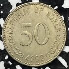 KE4292 (1959) Korea 50 Hwan (28 Available) Circulated (1 Coin Only)