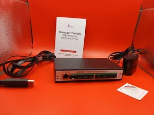 XikeStor 8 Port 10G SFP+ L3 Fiber Managed Switch, Multi Gigabit Ethernet Swit... - Picture 1 of 6