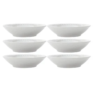 6x Maxwell & Williams White Basics Diamonds Dipping Sauce Dish 10cm Porcelain - Picture 1 of 1