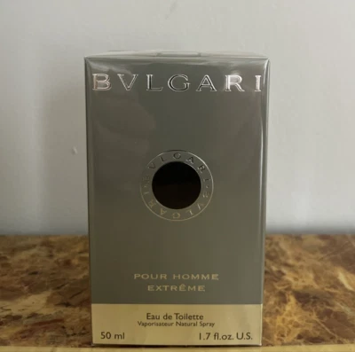 Bvlgari Extreme Pour Homme de Bulgari 1,7 oz/50 ml eau de parfum spray hombres colonia SELLADO Foto 1 de 3