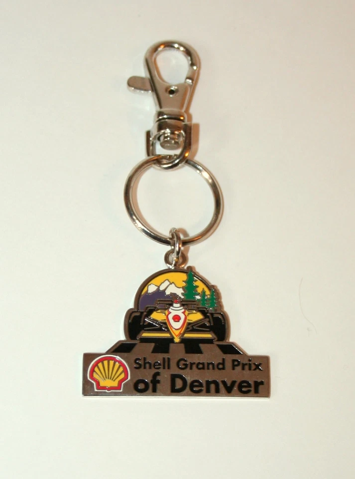 Llavero de colección Shell Oil Grand Prix of Denver F1 Formula One coche de carreras nuevo en stock Foto 1 de 1