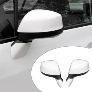1Pair Car Side Mirror Fit For Honda Civic 2012-15 3 Wire White Power Glass~ - Bild 1 von 8