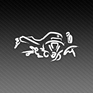 MT-01 Motorrad Kalligraphie Aufkleber Sticker Vinyl Decal 15x8cm - Picture 1 of 3