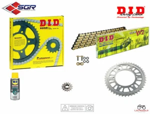 101532 KIT TRASMISSIONE DID CATENA CORONA PIGNONE GAS GAS EC 2T 250 2015 - Foto 1 di 1