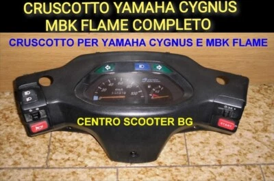 CRUSCOTTO YAMAHA CYGNUS R MBK FLAME R COMPLETO 1996/1999 CARENA SCUDO CRUSCOTTO  - Immagine 1 di 3