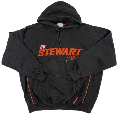Vintage Tony Stewart NASCAR Racing Hoodie Pullover Chase Menβs Size XL B2 Cover