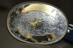 óxido de cobre Montana silversmiths para hombre Buffalo jefe indio de níquel Hebilla de cinturón