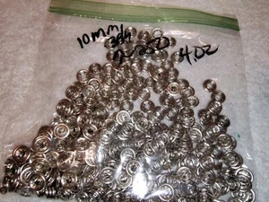 LOTE A GRANEL 250 PIEZAS ZÓCALOS 10 MM/ .394" 99-721-1 EN PESO 4 OZ. APX 250 VER OTROS - Imagen 1 de 5