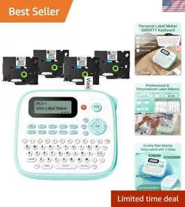 12mm Label Maker Machine with Customizable Print - Ideal for Classroom & Office - Picture 1 of 11