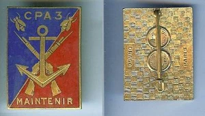 Marine - Kompanie Schutz Arsenal CP Nr. 3 in Algerien Emaille - Bild 1 von 1