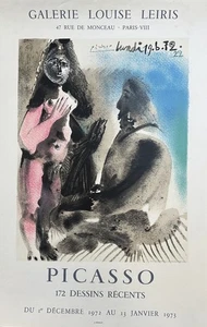 Pablo Picasso, Offset Lithographie Poster, Galerie Louise Leiris, 1973 - Bild 1 von 1