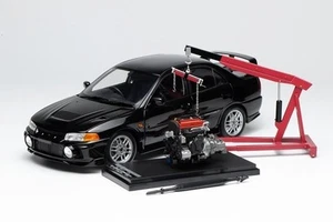 Motorhelix M84002 1/18 Mitsubishi Lancer Evolution IV Black Pearl Modellauto - Bild 1 von 10