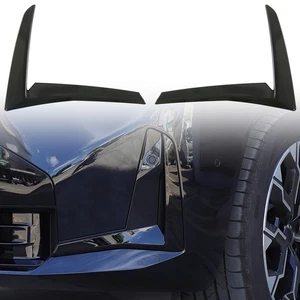 for BMW X3 G45 2025-2026 Glossy Black Front Bumper Side Corner Strip Cover 2pcs - Picture 1 of 9