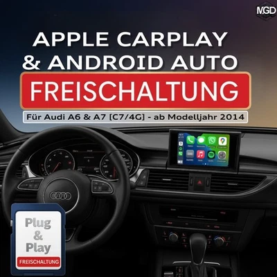 🔥 Audi A6/A7 |4G/C7| Apple Carplay & Android Auto |MMI MHI2| Nachrüstung Update - Bild 1 von 4