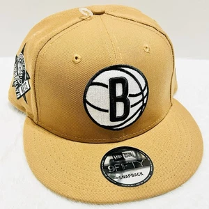 New Era Brooklyn Nets Color Pack Patch 9FIFTY Snapback Hat Cap Adjustable Brown - Picture 1 of 6