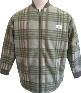 CHAQUETA QUICKSILVER ALTA BOSQUE VERDE A CUADROS CREMALLERA TALLA L BONITA ENVÍO/H gratis - Imagen 1 de 11