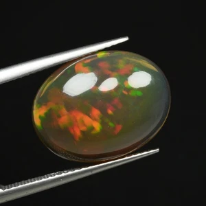 7.06 Ct Oval 17.1 x 13.1 MM Genuine Rainbow Multi Colors Play Welo Opal !!! - Bild 1 von 5