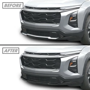 Superposición de vinilo Blackout para Chevy Equinox RS 2025+ parachoques delantero borde de labios - Imagen 1 de 7