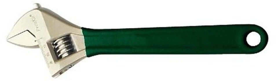 9AG10 1-3/8" Max Capacity Cushion Grip Adjustable Wrench with Cobalt Finish, 10" - Image 1 of 2