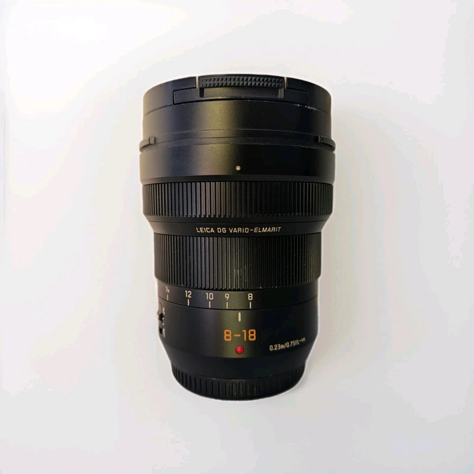 Panasonic Lumix Leica 8-18mm f/2.8-4.0 DG Vario-Elmarit ASPH Wide Mft M43 Lens - Image 1 of 3