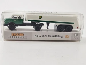 Brekina Modellauto 1:87 Mercedes-Benz LS 1620 Tanksattelzug - Picture 1 of 4