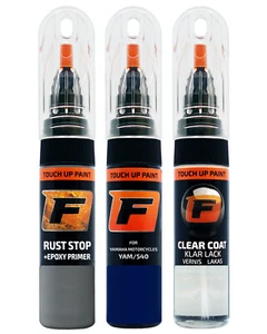 for YAMAHA MOTORCYCLES YAM/540 DEEP PURPLISH BLUE METALLIC TOUCH UP PAINT Pen - Picture 1 of 9
