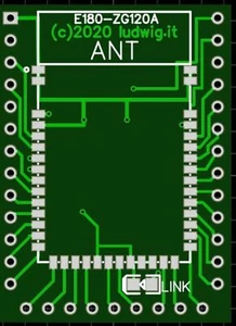 3X PCB Breakout Board für/for Ebyte E180-ZG120A ZigBee 3.0 Modul(e) - Bild 1 von 3