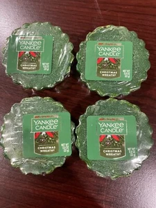 Yankee Candle Tarts Christmas Wreath LOT (4) New wrapped Holiday discontinued  - Picture 1 of 1