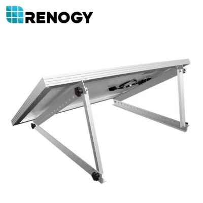 Renogy Solar Panel Tilt Mount Bracket RV Roof Flat Surface Aluminum Mounting Set - image 1 of 4