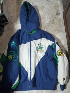 TOLLE VINTAGE 90ER PRO PLAYER NOTRE DAME KAPUZENJACKE HERREN GRÖSSE XL - Bild 1 von 13