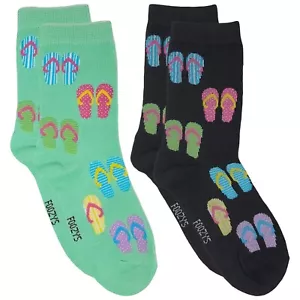 Flip Flops Havaianas Shoes Beach Sandals Slippers Socks Foozys 2 Pairs Women's - Picture 1 of 5