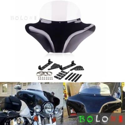 Batwing Fairing Windshield Kit For Kawasaki Vulcan VN 750 800 900 1500 1600 2000 - Image 1 of 4