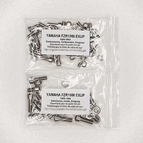 YAMAHA FZR 1000 EXUP 1989-1995 Kit viti brugola inox n°1 carburatori FZR1000 - Imagem 1 de 1