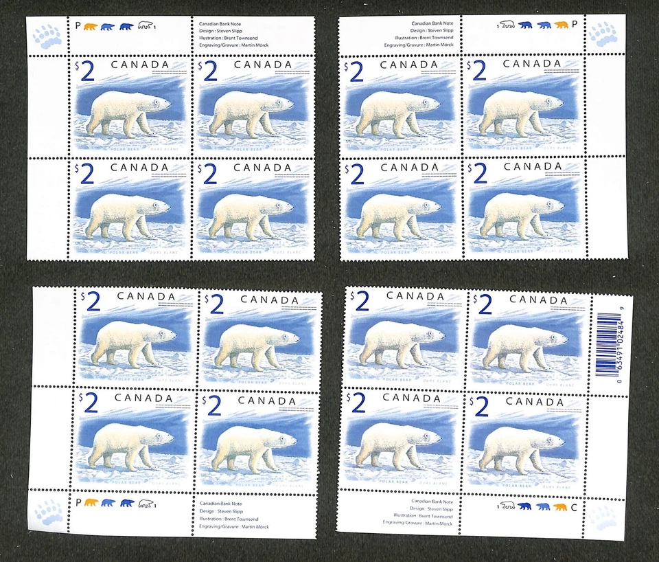 1998 Canada Scott#1690 - Matched Set Plate Blocks - MNH - Image 1 of 1