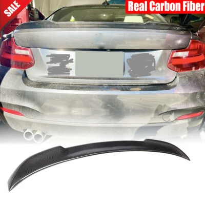 Alerón labial trasero de fibra de carbono real para BMW Serie 2 F22 F87 220i M2 Foto 1 de 4