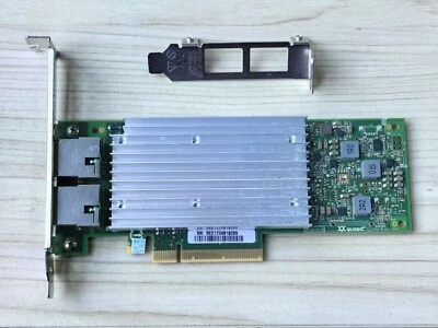 QLogic QL41162HFRJ Dual-Port 10Gbe Network Adapter PCIe Card Dell 0VCXN5 RJ45 - Image 1 of 3