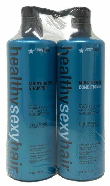Healthy Sexy Hair Moisturizing Shampoo & Conditioner - Pack of 2