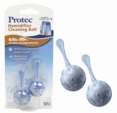 Protec PC2V1 2 Pack Humidifier Tank Antimicrobial Cleaning Cartridge Balls - Image 1 of 4