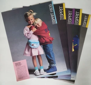 Esprit Kinder & Erwachsene Kleidung 5er Set Original 1986 Werbung New Yorker 8x10,5" - Bild 1 von 6