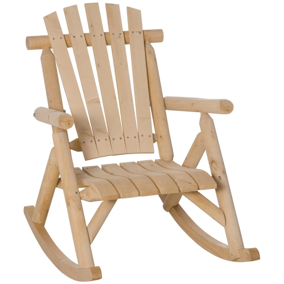 Garden Chair Adirondack Rocking Chair - Image 1 of 4