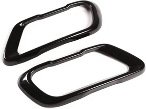 Gloss Black Stainless Sport Pk Exhaust Tip Cover Fits 19-23 X5 X6 X7 G05 G06 G07 - Picture 1 of 6