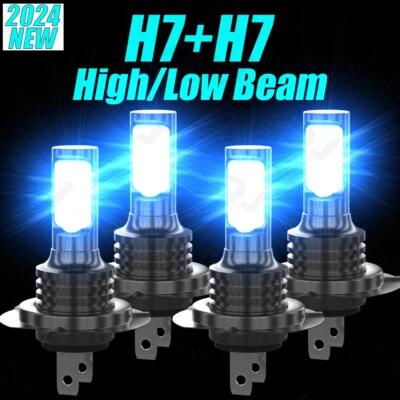 Kits de bombilla de faros LED H7 de haz alto-bajo para Mercedes-Benz GL350/450/550 2010-2016 Foto 1 de 4