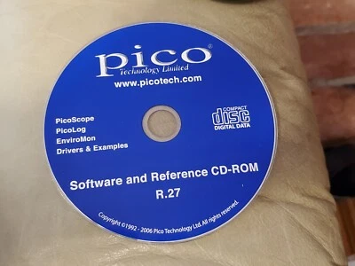 Digital Download Software for Picoscope 3204, Windows 98 Vintage.  Release 5.13. - Image 1 of 2