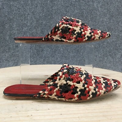 Zapatos Jeffrey Campbell para mujer 7,5 tejidos planos mules sin cordones cuero multicolor Foto 1 de 4