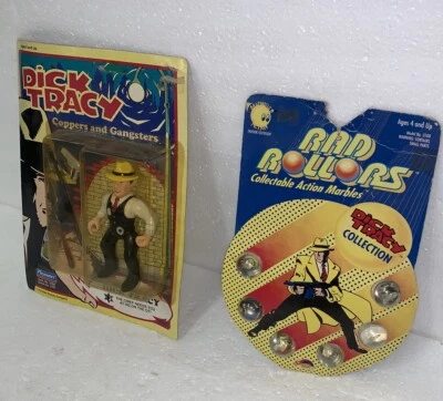 Vintage 1990 Disney's Dick Tracy Action Figure, Playmate NEW, With Rad Rollers - Изображение 1 из 4
