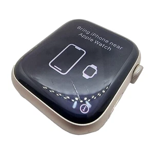 Apple Watch Series 7 GPS + ogniwo Starlight Alum 45mm BateriaZdrowie100% A2478 - Zdjęcie 1 z 4