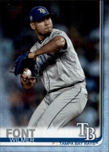 2019 Topps RAINBOW FOIL #429 Wilmer Font TAMPA BAY RAYS