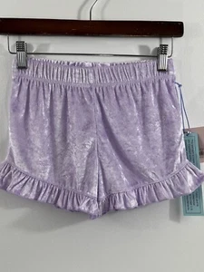 NWT Girls Medium 7/8 More Than Magic Sleep Shorts Pajamas Ruffle Purple - Picture 1 of 6